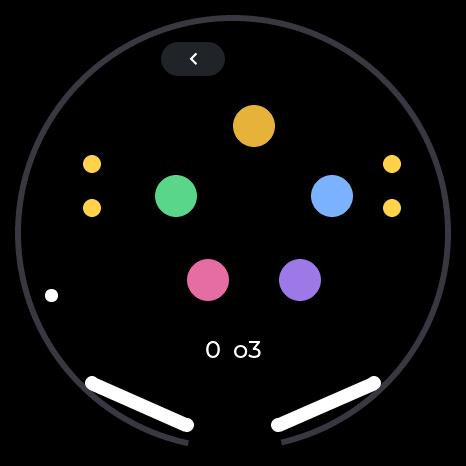 Pinball: bumpers and drop targets with two flippers on the bottom arc